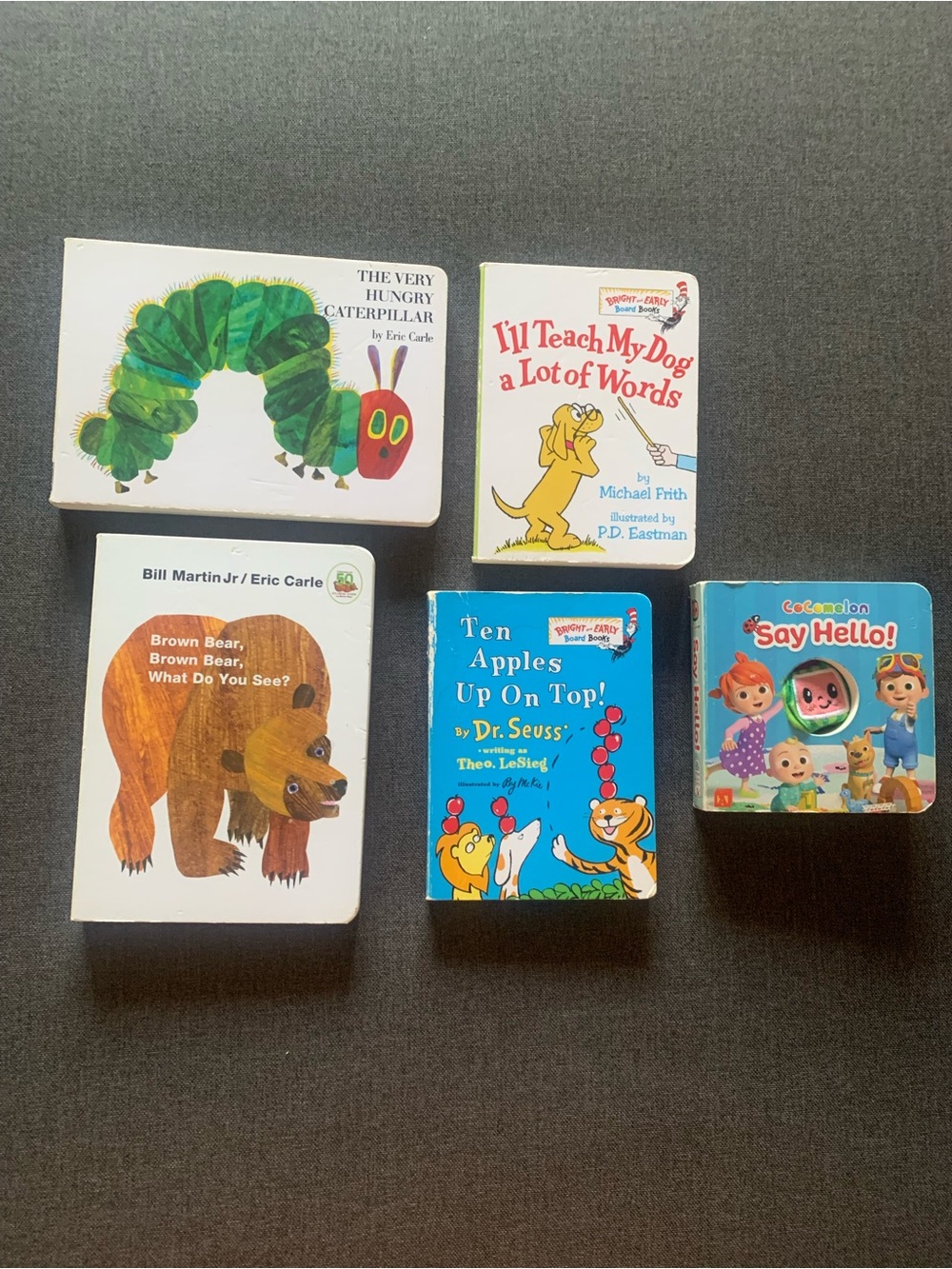A Bundle Lot Of 5 Board Baby Books Listed Below With A Brief  Description